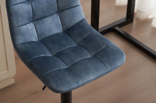 AUB-711 BLUE4 - Barová židle