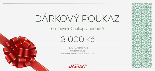 DÁRKOVÝ POUKAZ v hodnotě 3000 Kč